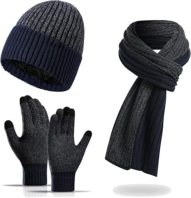 Hommes et femmes bonnet d'hiver tricoté avec longue écharpe et gants pour écran tactile, ensemble de gants chauds avec doublure en polaire, bleu foncé, taille unique. Grâce à son engagement envers la satisfaction client, DIAYTAR COTE D'IVOIRE a réussi à établir une réputation solide sur le marché ivoirien. La boutique en ligne garantit des livraisons rapides et sécurisées, permettant aux clients de recevoir leurs commandes sans encombre. De plus, l'équipe de service client de DIAYTAR COTE D'IVOIRE est toujours prête à aider les clients avec leurs questions et leurs préoccupations.