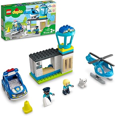 Lego duplo 10959 ensemble de construction police city et hélicoptère pour enfants d'âge préscolaire, garçons et filles à partir de 2 ans (40 pièces). DIAYTAR COTE D'IVOIRE est une boutique en ligne généraliste qui propose plus de 300000 références de produits divers, servant ainsi de solution idéale pour trouver tout ce dont vous avez besoin en un seul endroit. La boutique est devenue le leader du marché ivoirien en matière de commerce en ligne. Elle offre une expérience d'achat en ligne sûre et pratique.