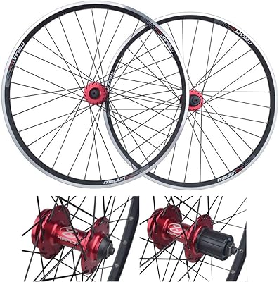 Pneus arrière de vtt, paire de roues de vélo à double paroi
