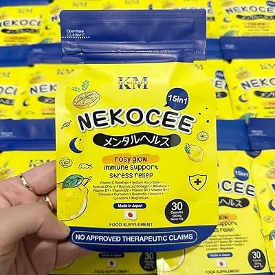 Nekocee 15-en-1 rosy glow, soutien immunitaire et soulagement du stress (30 gélules). En tant que leader du marché de l'e-commerce en Côte d'Ivoire, DIAYTAR COTE D'IVOIRE offre une expérience d'achat en ligne sécurisée et fiable. La boutique propose des produits de qualité à des prix compétitifs, avec des promotions régulières pour satisfaire les clients. La livraison rapide et efficace est également l'un des atouts de DIAYTAR COTE D'IVOIRE.