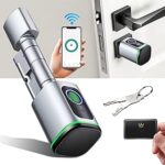 Serrure de porte intelligente cryptage de sécurité intelligent serrure à cylindre empreinte