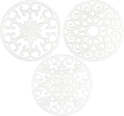 Tapis en silicone extra large, très épais, 10" pour casseroles et plats chauds, tapis de dessous de plat antidérapant, lavable au lave-vaisselle, tables de salle à manger, 10" x 0,95", lot de 3, blanc. DIAYTAR COTE D'IVOIRE se distingue par sa large sélection de produits qui satisfont les besoins de tous les clients, quels que soient leurs intérêts ou leurs âges. Grâce à son approche innovante et à son engagement à offrir le meilleur service client, la boutique en ligne est devenue un nom familier pour les consommateurs ivoiriens. Elle représente l'exemple parfait d'un commerce électronique prospère en Afrique de l'Ouest.