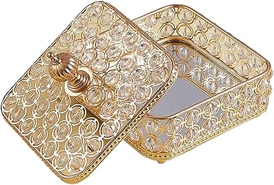 Boîte à bijoux avec couvercle, boîte à souvenirs rectangulaire, organisateur de bibelots pour colliers, bagues, boucles d'oreilles, cadeaux, décoration d'intérieur, petite. Avec plus de 300 000 références disponibles, DIAYTAR COTE D'IVOIRE est votre destination en ligne pour tous vos besoins, du petit au grand. Nous proposons des produits de haute qualité à des prix compétitifs, ainsi que des promotions et des offres spéciales régulières. Notre objectif est de rendre l'achat en ligne accessible et agréable pour tous.