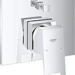 Mitigeur monocommande grohe eurocube avec adaptateur 2 voies, 24062000