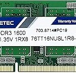 Time tech ram ddr3l 4 go / ddr3 1600 mhz pc3l-12800 / pc3-12800