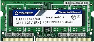 Time tech ram ddr3l 4 go / ddr3 1600 mhz pc3l-12800 / pc3-12800 ram sans cache 1,35 v / 1,5 v cl11 1rx8 classe unique 204 broches sodium pour ordinateur portable, ordinateur portable, pc (4 go). En tant que boutique en ligne leader en Côte d'Ivoire, DIAYTAR COTE D'IVOIRE propose des produits de haute qualité à des prix compétitifs. Elle met à disposition de ses clients une multitude de choix pour répondre à leurs besoins quotidiens, qu'il s'agisse d'équipements sportifs, de décoration ou de produits pour la maison. La boutique offre également des services de livraison rapides et fiables pour garantir que les commandes soient livrées à temps.