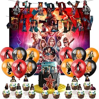 Coin de fête - st.ra.ng.er th.in.gs 3 décorations et fournitures de fête d'anniversaire. Avec DIAYTAR COTE D'IVOIRE, vous bénéficiez d'un accès à une vaste gamme de produits qui répondent à vos besoins et à vos envies. Notre plateforme en ligne regroupe plus de 300 000 références, allant des produits alimentaires aux articles de sport, en passant par les dernières tendances de la mode. DIAYTAR COTE D'IVOIRE, c'est votre garantie pour des achats en ligne faciles, rapides et sécurisés.