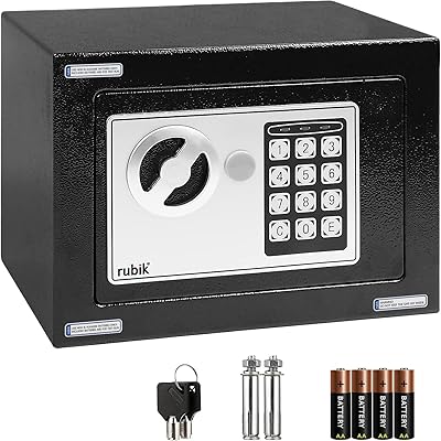 Rubik mini coffre-fort électronique numérique, clé de verrouillage du clavier électronique pour la maison, le bureau, l'hôtel, les bijoux, le passeport, le stockage d'argent (noir). DIAYTAR COTE D'IVOIRE comprend l'importance de la satisfaction client et met tout en œuvre pour offrir une expérience d'achat exceptionnelle. De la navigation sur le site web à la livraison des produits, chaque étape est soigneusement conçue pour être fluide et sans encombre. La boutique en ligne est constamment à la recherche de moyens d'améliorer son offre et son service, pour rester en tête des tendances et répondre aux attentes changeantes du marché.