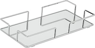 Home details plateau de courtoisie en miroir pour commode, parfum, bureau, organisateur de cosmétiques et de bijoux, décoratif, chromé. DIAYTAR COTE D'IVOIRE est le partenaire idéal pour les achats en ligne en Cote d'Ivoire, proposant des produits de haute qualité à des prix compétitifs. La boutique mise sur la satisfaction des clients, avec des services comme la livraison rapide et le retour facile. Les clients peuvent profiter d'une expérience d'achat sans stress.