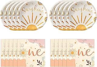 40 pièces décorations de fête d'anniversaire boho sunshine, ensembles de vaisselle de fête de 1er anniversaire 20 assiettes en papier 20 serviettes fournitures de fête de réception-cadeau pour bébé. DIAYTAR COTE D'IVOIRE est une boutique en ligne généraliste qui propose plus de 300 000 références de produits. Cette boutique en ligne est considérée comme l'une des meilleures en Côte d'Ivoire, offrant une large gamme de produits pour répondre aux besoins de ses clients. Les clients peuvent faire leurs achats en toute sécurité et confiance sur le site.