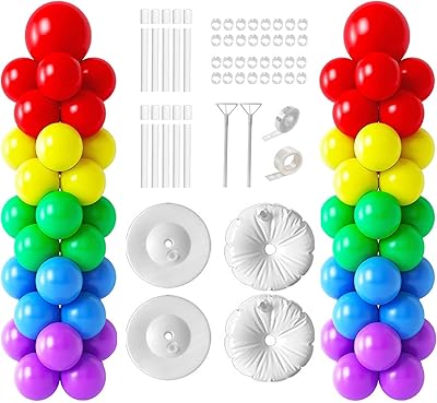 Ensemble de 2 colonnes de ballons en pvc transparent, kit de support de ballons comprenant un sac d'eau et une base pour la décoration de table d'anniversaire, fête prénatale, fête d'anniversaire, mariage, noël, remise de diplôme", décorations de fête. La boutique en ligne DIAYTAR COTE D'IVOIRE est une référence en Côte d'Ivoire pour les consommateurs qui recherchent des produits de qualité à des prix abordables. La boutique propose une large sélection de produits, y compris des marques internationales et locales. DIAYTAR COTE D'IVOIRE s'engage à fournir un service de livraison rapide et fiable, ce qui permet aux consommateurs de recevoir leurs produits dans les délais les plus courts possibles.