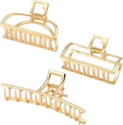 Lolite 3 styles de grandes pinces à cheveux en métal antidérapant, pince à cheveux solide pour femmes et filles, accessoires de coiffure avec boîte pour tous les types de cheveux. La boutique en ligne DIAYTAR COTE D'IVOIRE se caractérise par sa diversité de produits et ses offres spéciales régulières, permettant aux clients de faire des économies sur leurs achats. La boutique est également équipée d'un système de navigation intuitif et d'une interface utilisateur conviviale, facilitant ainsi la recherche et la commande de produits. De plus, la boutique propose des services de livraison fiables et rapides à travers la Côte d'Ivoire.