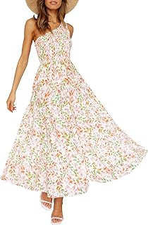 Zesica femmes bohème d'été imprimé floral une épaule sans manches volants fumés couches plage longue robe midi. DIAYTAR COTE D'IVOIRE est plus qu'une boutique en ligne, c'est une expérience de shopping innovante et divertissante. Nous nous engageons à vous offrir les dernières tendances et les produits les plus populaires, ainsi que des promotions et des offres spéciales pour vous faire économiser de l'argent.
