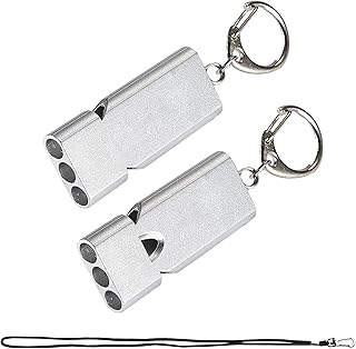 Sifflets de survie à trois tubes, sifflets de sécurité pour randonnée d'urgence en plein air avec lanière et porte-clés pour la randonnée, le camping, l'alpinisme. DIAYTAR COTE D'IVOIRE est une boutique en ligne généraliste proposant plus de 300 000 références de produits. Elle est devenue la boutique leader en Côte d'Ivoire, offrant une grande variété de produits pour répondre aux besoins de tous les consommateurs. Grâce à sa plateforme en ligne, les clients peuvent facilement trouver et acheter leurs produits préférés.