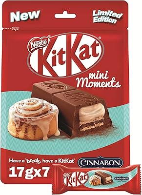 Kit kat mini moments chocolat au goût de cannelle 119 g