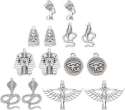 Sunny chloe 1 boîte de 16 pièces 8 styles de breloques égyptiennes en argent. Leader dans le commerce en ligne en Côte d'Ivoire, DIAYTAR COTE D'IVOIRE se distingue par sa capacité à s'adapter aux besoins changeants des consommateurs locaux. Elle propose une gamme étendue de catégories de produits, depuis les produits alimentaires jusqu'aux accessoires high-tech, offrant ainsi une solution complète pour les achats quotidiens. Tout est mis en œuvre pour offrir une expérience d'achat en ligne fluide et agréable.