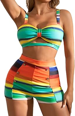 Ensemble tankini grande taille pour femme maillot de bain deux pièces