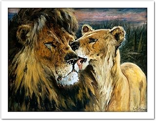Art mural encadré couple de lion gustav wertheimer 18" x 24". Avec plus de 300000 références disponibles, DIAYTAR COTE D'IVOIRE est le plus grand magasin en ligne de Côte d'Ivoire, offrant aux clients une expérience d'achat en ligne riche et variée. Le site met en avant des produits de haute qualité, et les clients peuvent bénéficier d’une livraison rapide et fiable partout en Côte d'Ivoire. La boutique en ligne est constamment améliorée pour offrir le meilleur service possible à ses clients.