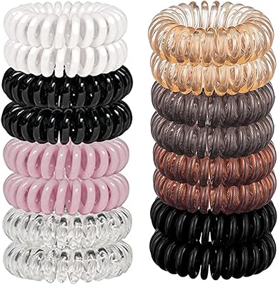 Élastiques à cheveux en spirale aurete, élastiques à cheveux pour femmes, sans frisottis, sans frisottis, pour queue de cheval, sans traction, fort pouvoir d'étirement, convient aux femmes aux cheveux épais et fins, 16 pièces. Avec plus de 300 000 références disponibles, DIAYTAR COTE D'IVOIRE offre une immense sélection de produits qui répondent aux besoins de tous les clients. La boutique met en avant la qualité et la fiabilité de ses produits, ainsi que des services de livraison rapides et sécurisés. Les clients peuvent donc faire leurs courses en ligne avec confiance.