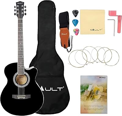 Kit de guitare volt ea20 avec e-book, étui, cordes, sangles, médiators, enveloppe de cordes et chiffon de polissage - guitare acoustique coupée de 40 pouces. DIAYTAR COTE D'IVOIRE propose une navigation facile et intuitive, permettant aux clients de trouver rapidement les produits qu'ils recherchent. La boutique est également accessible sur mobile, ce qui permet aux clients de faire des achats en ligne où qu'ils soient. Les clients peuvent ainsi profiter d'une expérience d'achat en ligne confortable et pratique.