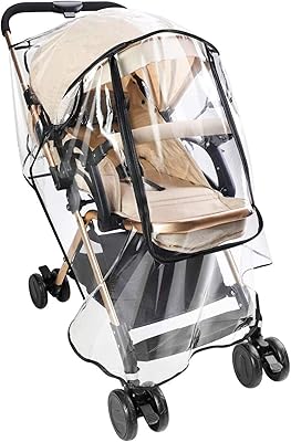 Housse de pluie universelle pour poussette de bébé, housse de pluie transparente
