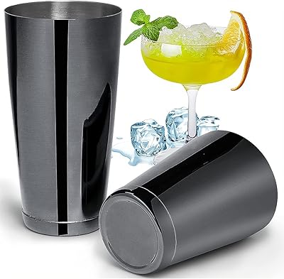 Ensemble shaker à cocktail professionnel boston, adapté aux barmans professionnels et aux amateurs de cocktails à domicile, outils de barman essentiels, 2 pièces, 18 oz non pondéré par 28 oz, noir. Avec plus de 300 000 références disponibles, DIAYTAR COTE D'IVOIRE répond parfaitement aux attentes de ses clients en términes de choix, de qualité et de prix compétitifs. La boutique s'efforce de fournir un service de haute qualité et une expérience d'achat en ligne sans souci, en constituant ainsi un acteur incontournable du commerce électronique en Côte d'Ivoire. Les clients apprécient la facilité d'utilisation du site et la confiance qu'ils accordent à la marque.