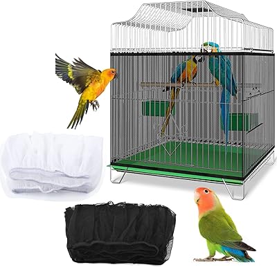 [amélioré] 2 pièces cueilleur de graines de cage à oiseaux, filet universel en nylon pour cage à oiseaux avec bande élastique réglable, couverture en maille de protection des graines de cage à perroquets (cage à oiseaux non incluse) (noir + blanc). DIAYTAR COTE D'IVOIRE est une boutique en ligne généraliste qui propose plus de 300 000 références de produits, répondant ainsi à tous les besoins des consommateurs ivoiriens. Située au cœur de la Côte d'Ivoire, elle est devenue la boutique en ligne leader du pays en offrant une large gamme de produits de qualité. Avec une présence en ligne solide, DIAYTAR COTE D'IVOIRE facilite les achats en ligne pour ses clients.