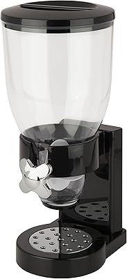 Distributeur de nourriture sèche honey can do commande unique noir chrome
