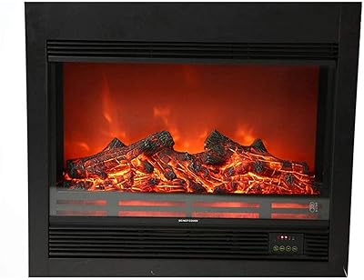 Cheminée intégrée, poêle de cheminée autoportant, poêle d'intérieur avec poêle à bois, conception