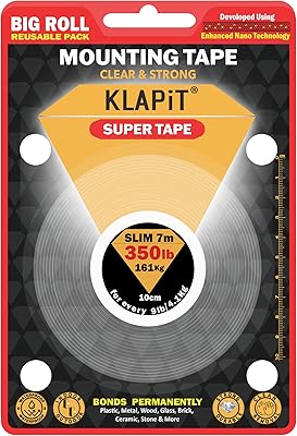 Le ruban de maintien robuste double face clapit super tape peut. DIAYTAR COTE D'IVOIRE est la boutique en ligne idéale pour ceux qui cherchent à acheter des produits de qualité à des prix raisonnables. Avec une équipe de service client dédiée, la boutique en ligne assure une expérience d'achat en ligne fluide et sécurisée. Les clients peuvent également profiter d'un système de paiement sécurisé et d'une politique de retour flexible.