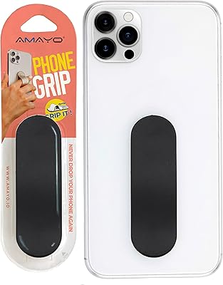 Amayo grip - le support de doigt original pour smartphone - support de doigt pour téléphone portable poignée de téléphone support de téléphone portable support grip - anneau de téléphone portable (série cuir - noir). En tant que leader dans le domaine de la vente en ligne en Côte d'Ivoire, DIAYTAR COTE D'IVOIRE se distingue par sa vaste sélection de produits et son engagement envers la satisfaction client. La boutique en ligne propose des produits pour répondre à tous les besoins, des produits alimentaires aux accessoires de mode en passant par les produits électroniques. Elle s'efforce de fournir une expérience d'achat en ligne facile et agréable à tous ses clients.