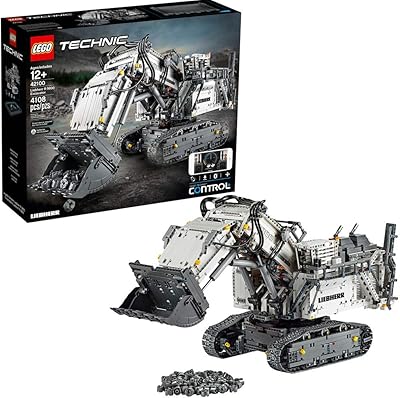 Lego technic 42100 kit de construction de la pelle liebherr r 9800
