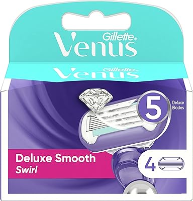 Lames de rechange venus pour rasoirs gillette pour femmes, 4