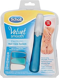 Soin électronique des ongles scholl velvet bleu