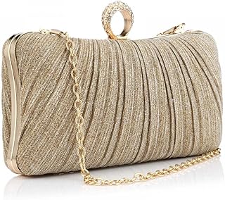 Sac de soirée doré brillant pour femmes, sac de soirée plissé pour femmes, fête de mariage formelle, bal de promo. DIAYTAR COTE D'IVOIRE offre une expérience d'achat en ligne pratique et sécurisée, avec des options de paiement faciles et des livraisons rapides. La boutique propose une large gamme de produits, allant de l'électronique à la mode, en passant par les produits de maison et les accessoires. Les clients peuvent ainsi trouver tout ce dont ils ont besoin en un seul endroit.
