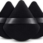 Éponge en poudre de velours doux de conception triangulaire, 3 pièces éponge