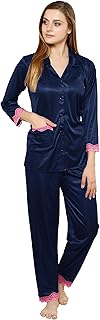 Ensemble pyjama une pièce en satin uni pour femme. DIAYTAR Côte d'Ivoire est une plateforme de commerce électronique qui permet aux clients de découvrir et d'acheter une large gamme de produits en ligne. De l'électronique à la mode, en passant par les produits alimentaires et les accessoires pour la maison, cette boutique en ligne propose tout ce dont les clients ont besoin. Elle offre également des options de livraison rapides et fiables.