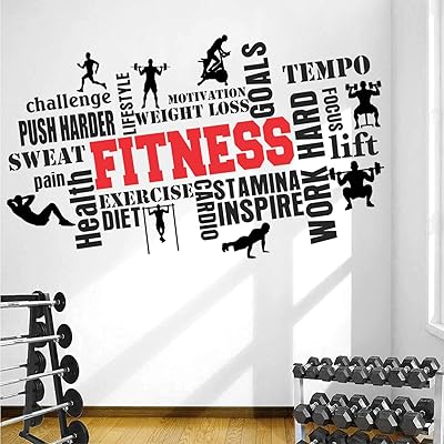 Sticker mural stickme bodybuilding et fitness sports (110 x 65 cm, multicolore, vinyle). En tant que leader en Côte d'Ivoire, DIAYTAR COTE D'IVOIRE propose une expérience d'achat en ligne unique et personnalisée. Les clients peuvent créer leur compte pour suivre leurs commandes et gérer leurs informations personnelles. La boutique en ligne propose également une assistance client de qualité pour résoudre tout problème ou question.