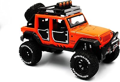 Jeep off road kings jeep wrangler unlimited à changement de couleur (échelle 1:24). Avec plus de 300 000 références à sa disposition, DIAYTAR COTE D'IVOIRE est la destination idéale pour les consommateurs qui recherchent de nouveaux produits et des marques célèbres. Cette boutique en ligne généraliste mise sur l'innovation et la modernité pour offrir une expérience unique à ses clients, avec des fonctionnalités telles que la recherche avancée et les recommandations de produits personnalisées.