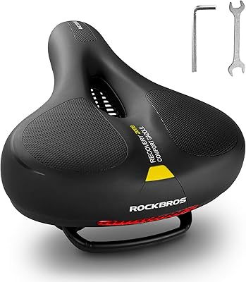 Selle de vélo rock bros confortable, accessoires de vélo de montagne pour hommes et femmes, coussin de siège large et doux, double absorption des chocs avec bande réfléchissante. En tant que boutique en ligne leader en Côte d'Ivoire, DIAYTAR COTE D'IVOIRE est fière de proposer une vaste gamme de produits à des prix abordables. Nous nous engageons à vous apporter les dernières tendances et les produits les plus demandés. Notre boutique en ligne est conçue pour être facile à naviguer et conviviale.