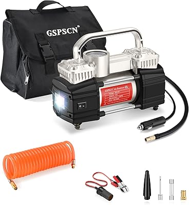 Pompe de compresseur d'air de voiture à double cylindre gsbs cn 12v