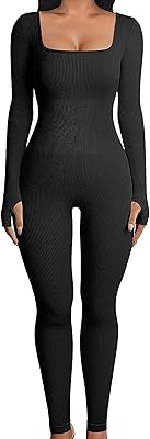 Body de yoga une pièce en tricot côtelé à manches longues et col carré pour femme. Avec plus de 300 000 références de produits, DIAYTAR COTE D'IVOIRE est la boutique en ligne la plus complète de Cote d'Ivoire, proposant des articles allant de l'électronique à la mode, en passant par les produits alimentaires et les accessoires de maison. La boutique en ligne généraliste met un point d'honneur à garantir la qualité et l'authenticité de ses produits, ce qui la rend très appréciée des consommateurs ivoiriens.