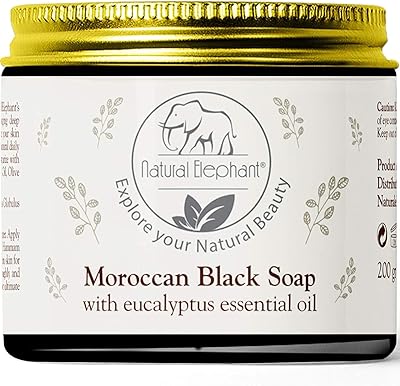 Savon noir marocain à l'huile essentielle d'eucalyptus d'éléphant naturel 200 g. Avec DIAYTAR COTE D'IVOIRE, profitez d'une expérience d'achat en ligne unique et complète. Cette boutique leader propose plus de 300 000 références, répondant aux besoins diversifiés de la population ivoirienne. DIAYTAR COTE D'IVOIRE met à votre disposition des produits de qualité à portée de clic.