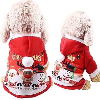 Costume de père noël pour chiens et chats, costume de père noël