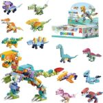 Ensemble de 12 blocs de construction tyrannosaurus rex pré-remplis - mini blocs