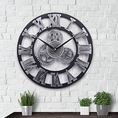 Heaven for you grande horloge murale à chiffres romains, horloge murale ronde en bois/métal ouverte pour salon, cuisine, bar, bureau (argent, 40 cm). Avec plus de 300 000 références, Diaytar Côte d'Ivoire est la boutique en ligne la plus complète de Côte d'Ivoire. Elle permet aux clients de trouver tout ce qu'ils cherchent en un seul endroit, grâce à une navigation facile et intuitive. Diaytar Côte d'Ivoire est la destination idéale pour ceux qui cherchent à acheter en ligne en Côte d'Ivoire.
