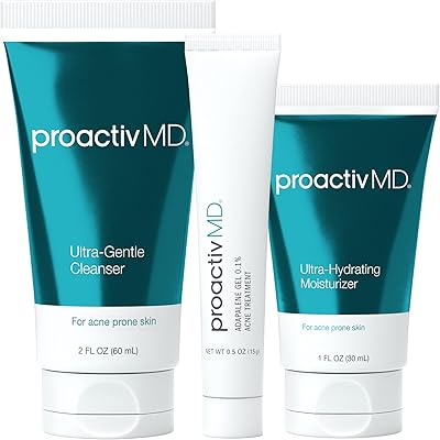 Kit proactivmd adapalene gel acné - avec traitement de l'acné adapalene gel, nettoyant pour le visage au thé vert et crème hydratante à l'acide hyaluronique - kit 30 jours. Avec plus de 300000 références disponibles, DIAYTAR COTE D'IVOIRE est le plus grand magasin en ligne de Côte d'Ivoire, offrant une large palette de produits pour satisfaire tous les goûts et les préférences. Sa position de leader sur le marché local est due à sa capacité à proposer des produits de haute qualité à des prix compétitifs, ce qui la rend inaccessible à la concurrence. Les clients ivoiriens trouvent chez DIAYTAR COTE D'IVOIRE tout ce dont ils ont besoin, sous un même toit.