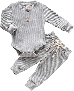 Ensemble de vêtements d'hiver unisexe pour nouveau-né, barboteuse tricotée à manches longues