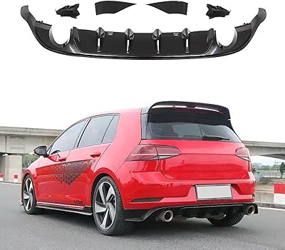 Couvercle d'échappement fendu de sortie d'air de diffuseur de pare-chocs arrière de voiture compatible avec volkswagen golf 7.5 mk7.5 gti r 2018-2020 tcr. Chez Diaytar Côte d'Ivoire, nous sommes convaincus que le shopping en ligne doit être facile, sûr et amusant. C'est pourquoi nous travaillons sans relâche pour vous proposer les produits les plus tendance, les plus qualité et les plus abordables. Nous sommes là pour vous aider à trouver genau ce que vous cherchez, et nous nous engageons à vous offrir une expérience d'achat en ligne inoubliable.
