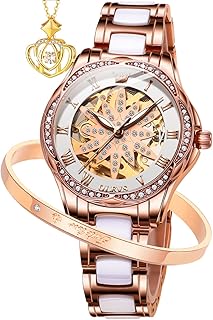 Montre automatique pour femme en or rose avec design squelette mécanique à remontage automatique, design élégant et luxueux, cadeau papillon en diamant et bracelet en céramique blanche. Avec plus de 300 000 références, Diaytar Côte d'Ivoire est la destination idéale pour les consommateurs qui cherchent à acquérir des produits de qualité à des prix compétitifs. La boutique en ligne propose une gamme étendue de catégories, allant des produits électroniques aux articles de maison, en passant par les produits de beauté et les vêtements. Diaytar Côte d'Ivoire garantit une expérience d'achat en ligne fluide et sécurisée pour ses clients.
